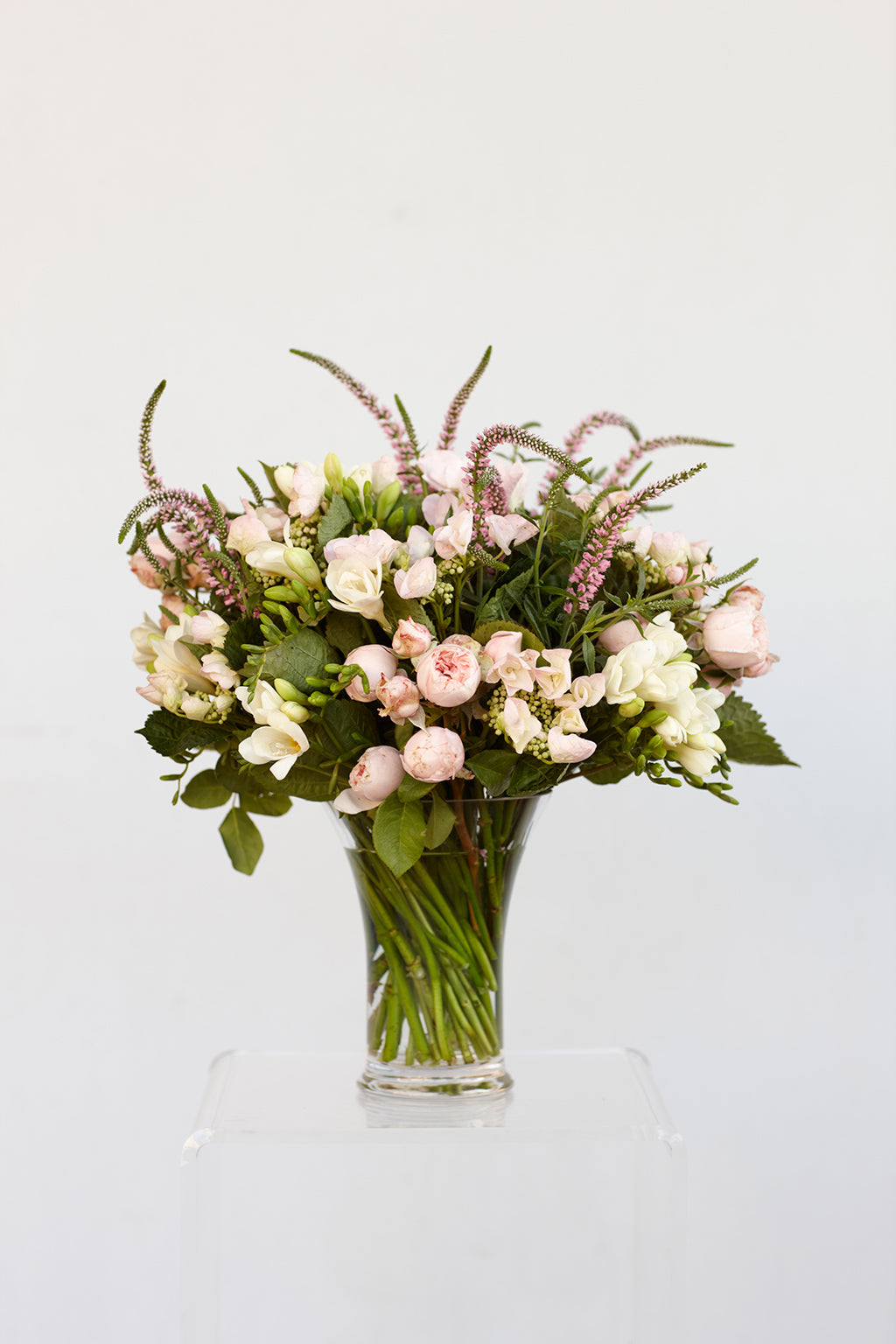 Soft pretty posy flower arrangement